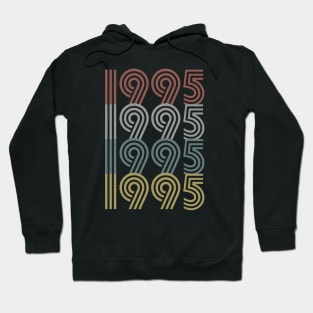 1995 Birth Year Retro Style Hoodie